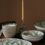 Green Vina Large Bowl