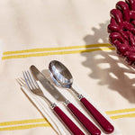 Late Afternoon Burgundy Set of 2 Dessert Spoons