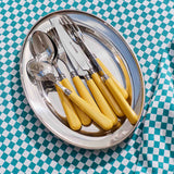 Late Afternoon Butter Yellow Cutlery Set