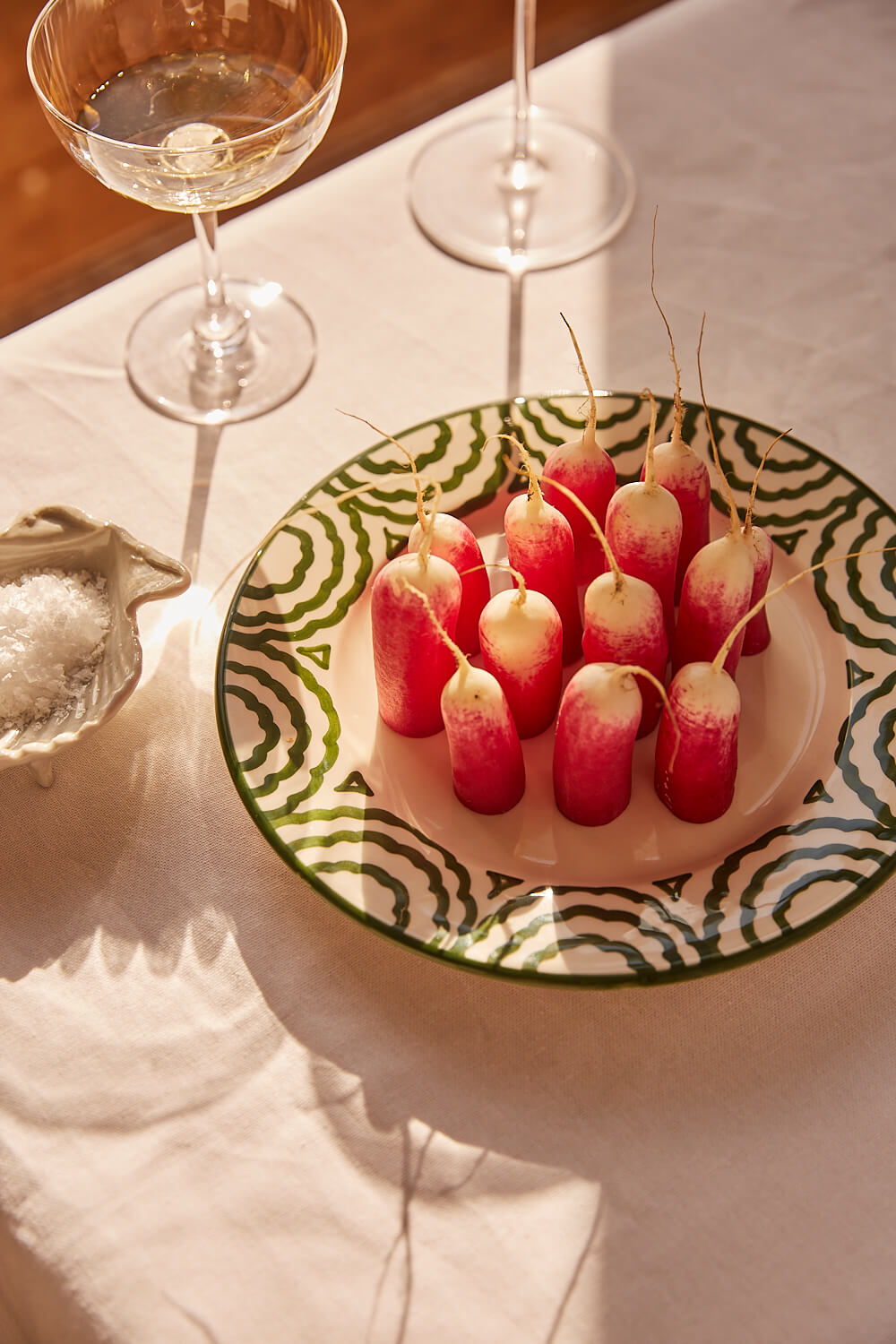 Late Afternoon Green Table Side Plate