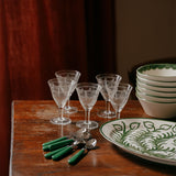 Green Set of 2 Teaspoons