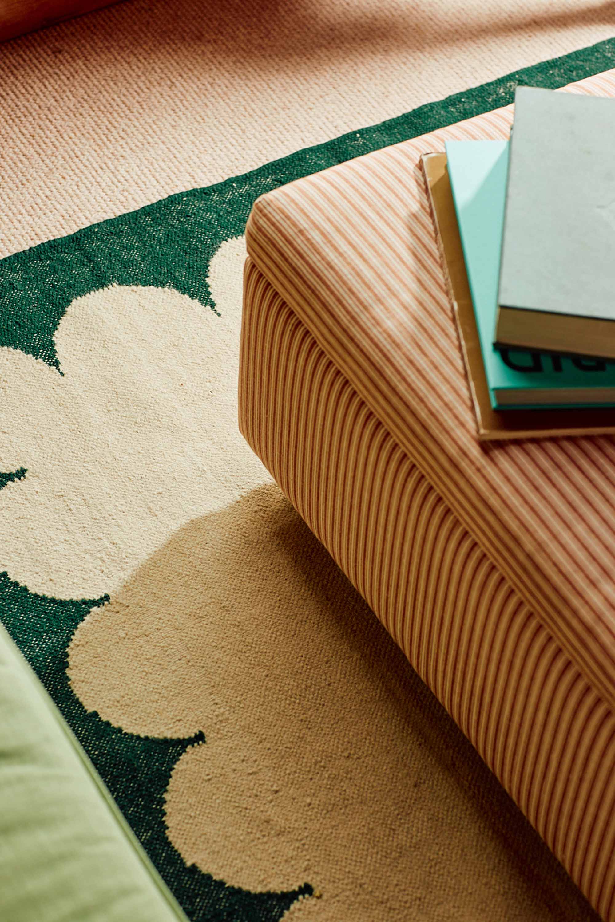 Late Afternoon Green Portico Rug