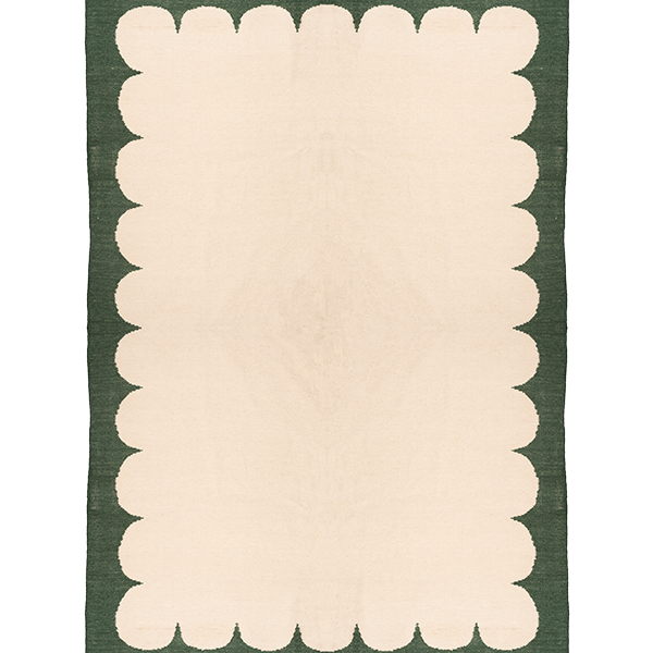 Late Afternoon Green Portico Rug