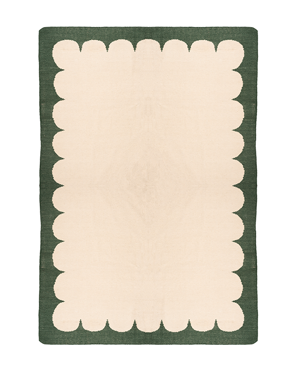 Late Afternoon Green Portico Rug