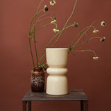 Redonda Up & Down Ceramic Wall Light, Butter Yellow