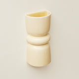 Redonda Up & Down Ceramic Wall Light, Butter Yellow