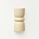 Redonda Up & Down Ceramic Wall Light, Butter Yellow