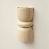 Redonda Up & Down Ceramic Wall Light, Butter Yellow