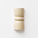 Redonda Up & Down Ceramic Wall Light, Butter Yellow