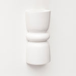 Late Afternoon Lighting White Up and Down lighter Ceramic Wall Light on a white wall