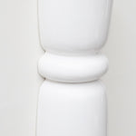 Late Afternoon Lighting White Up and Down lighter Ceramic Wall Light on a white wall