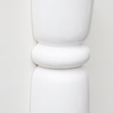 Late Afternoon Lighting White Up and Down lighter Ceramic Wall Light on a white wall