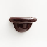 Redonda Uplight Ceramic Sconce Wall Light, Burgundy