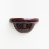 Late Afternoon Lighting Burgundy Uplighter Ceramic Sconce Wall Light 