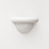 Redonda Uplight Ceramic Sconce Wall Light, White