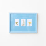 Late Afternoon Sky Blue A4 Instax Mini x 3 Picture Mount and Sky Blue Frame