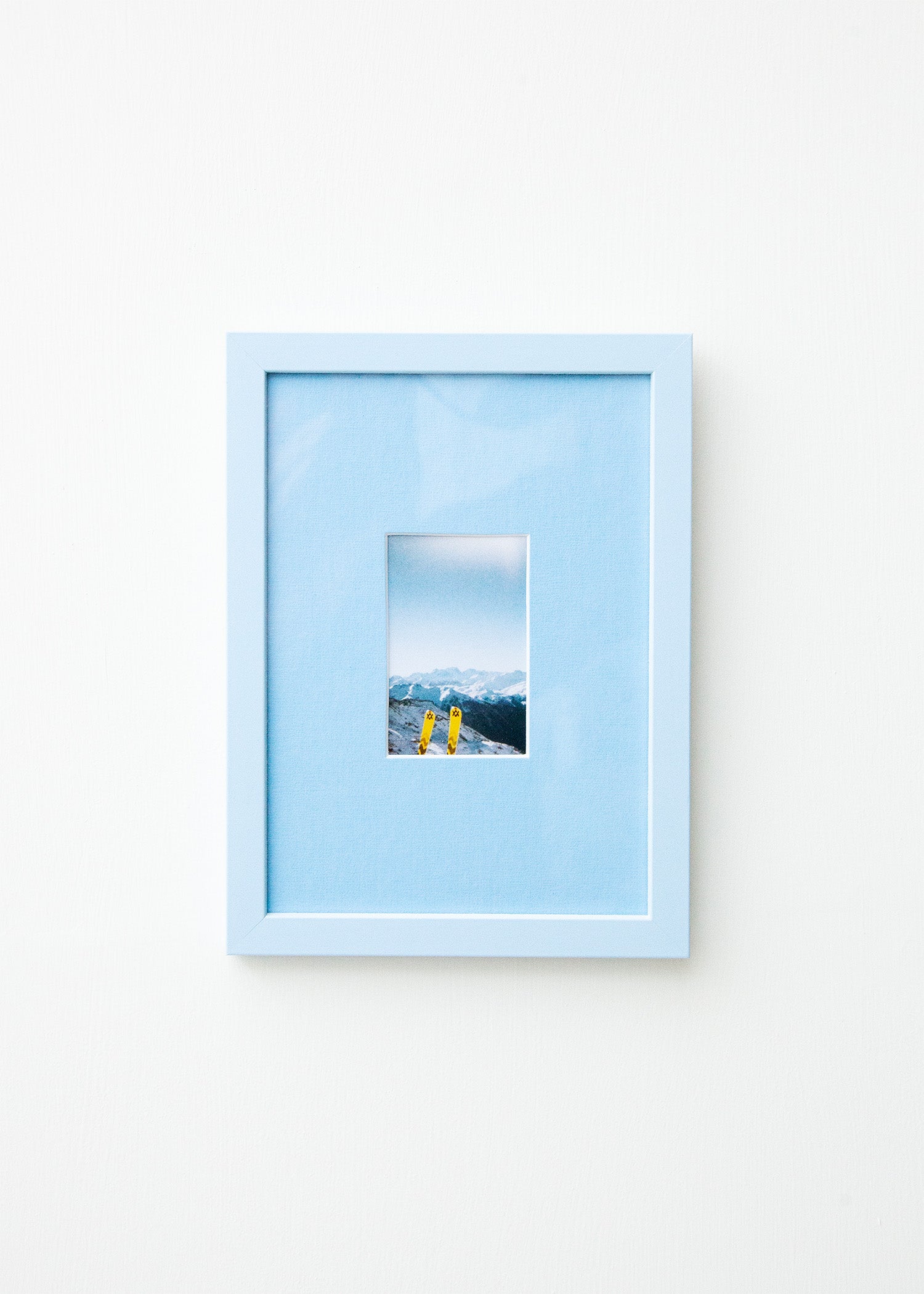 Late Afternoon Sky Blue A5 Instax Mini Picture Mount and Frame