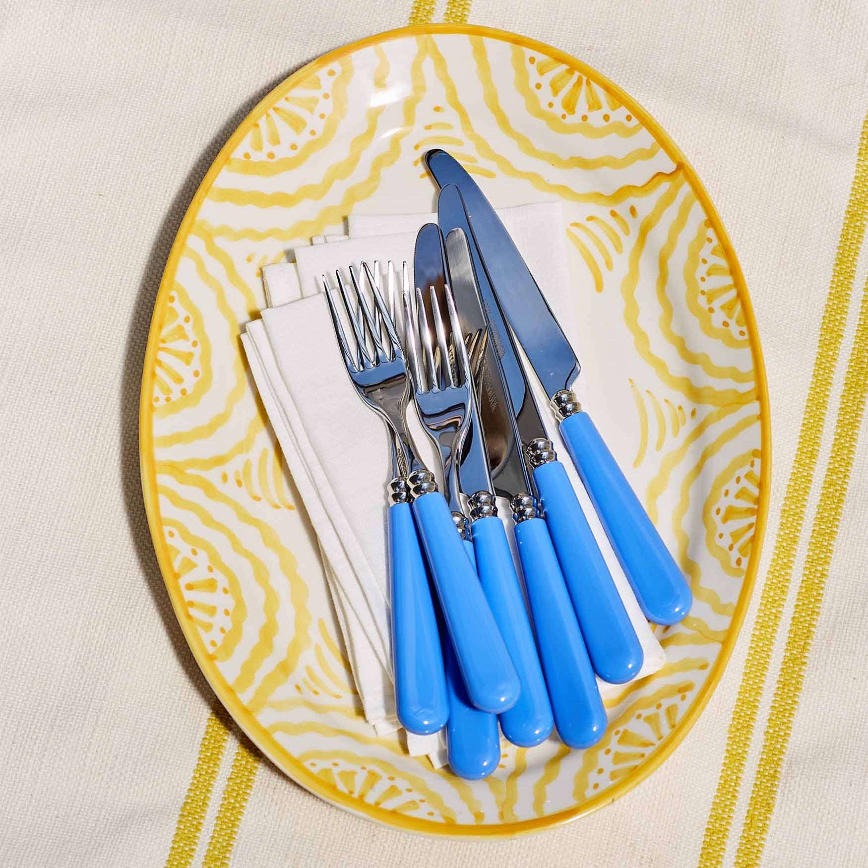 Late Afternoon Sky Blue Cutlery Set