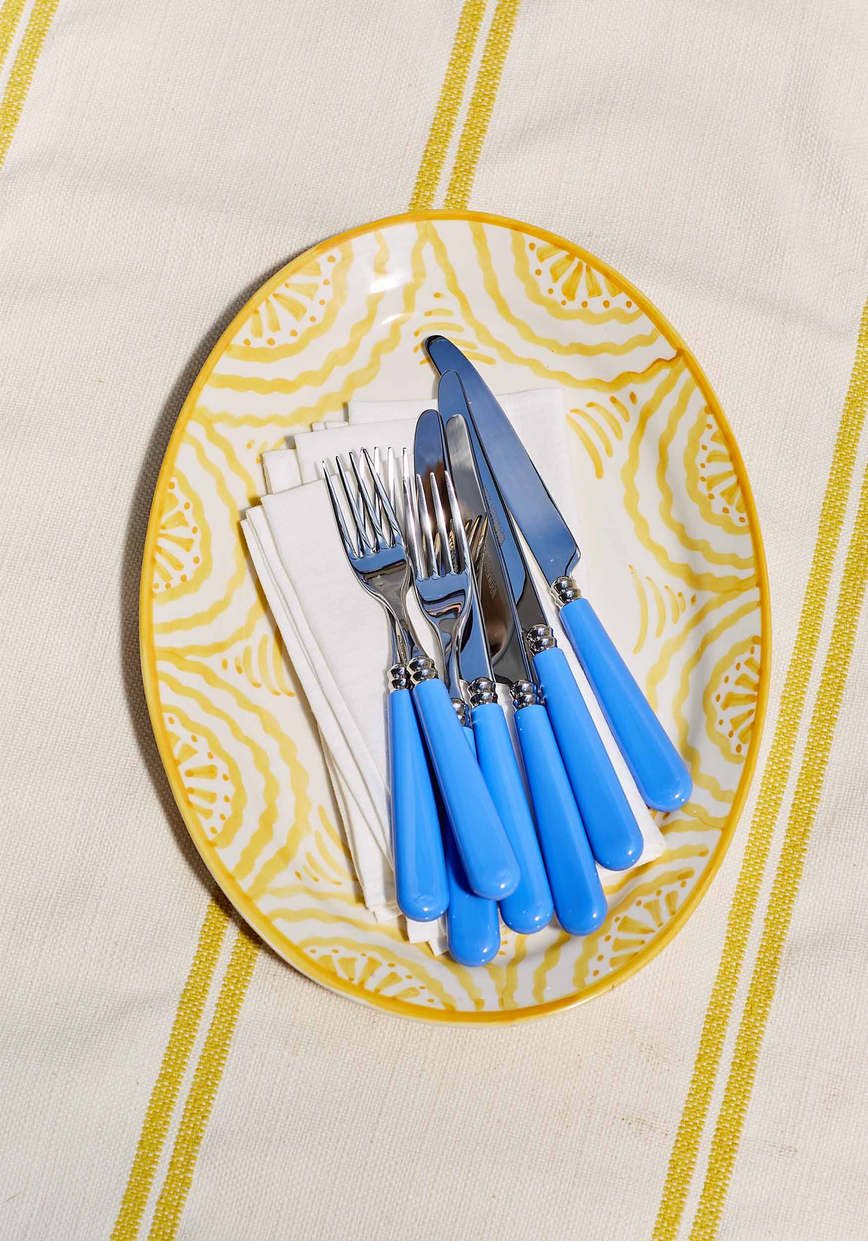 Late Afternoon Sky Blue Cutlery Set