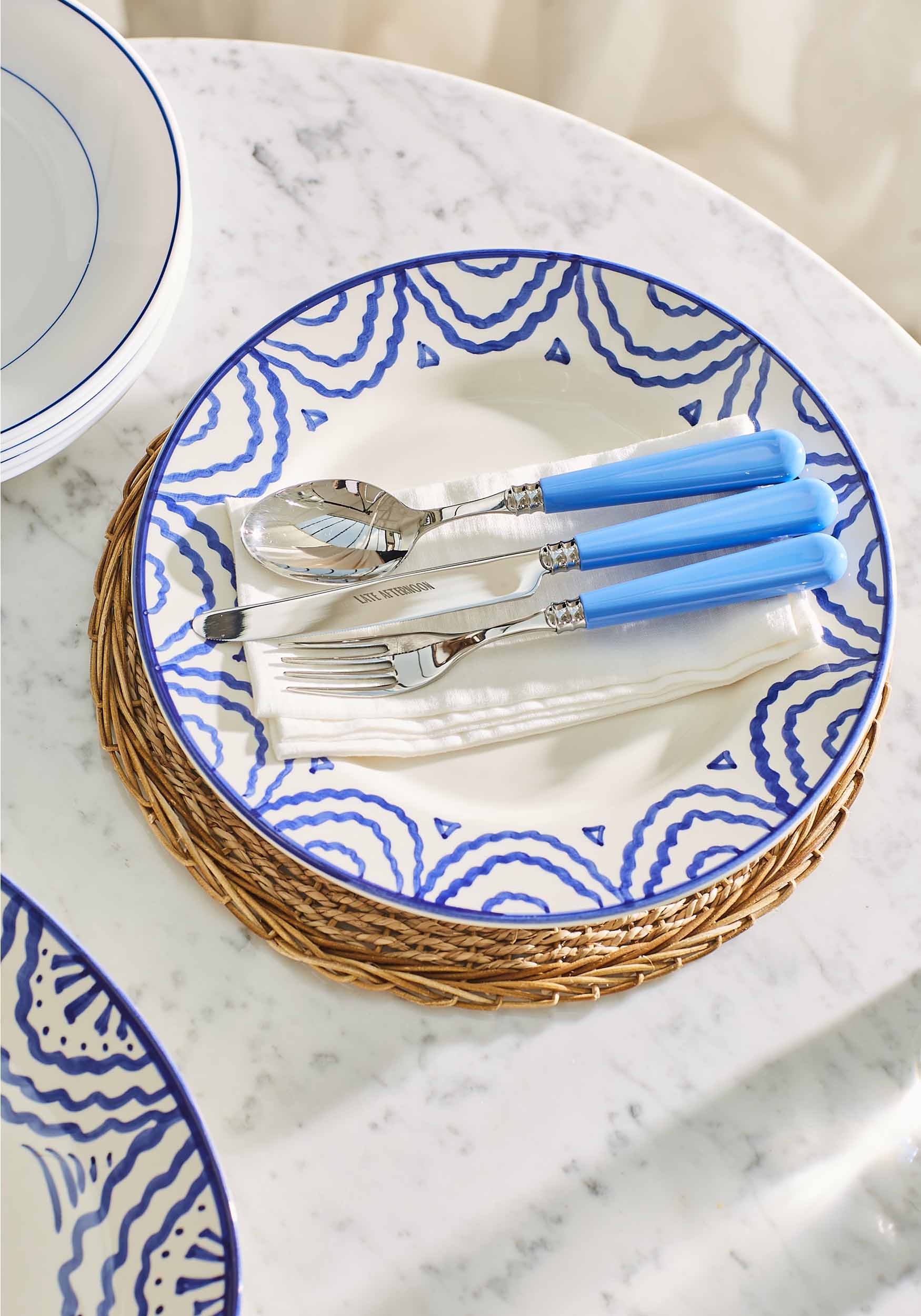 Late Afternoon Sky Blue Cutlery Set