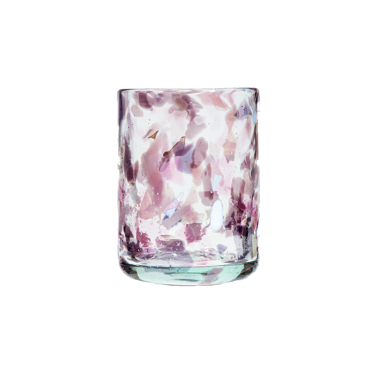 Late Afternoon Pink Morada Glass Tumbler