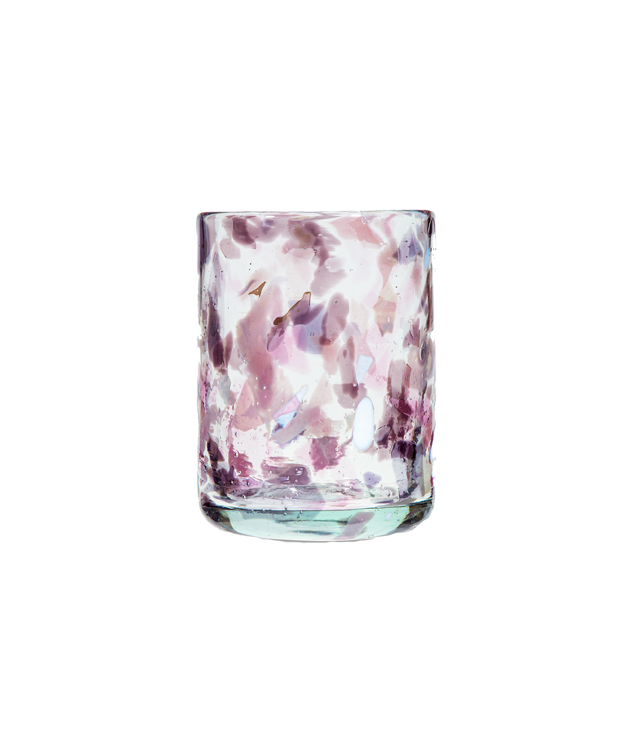 Late Afternoon Pink Morada Glass Tumbler