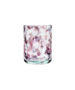 Late Afternoon Pink Morada Glass Tumbler