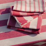 Punch Pink Stripe Napkins (Set of 2)