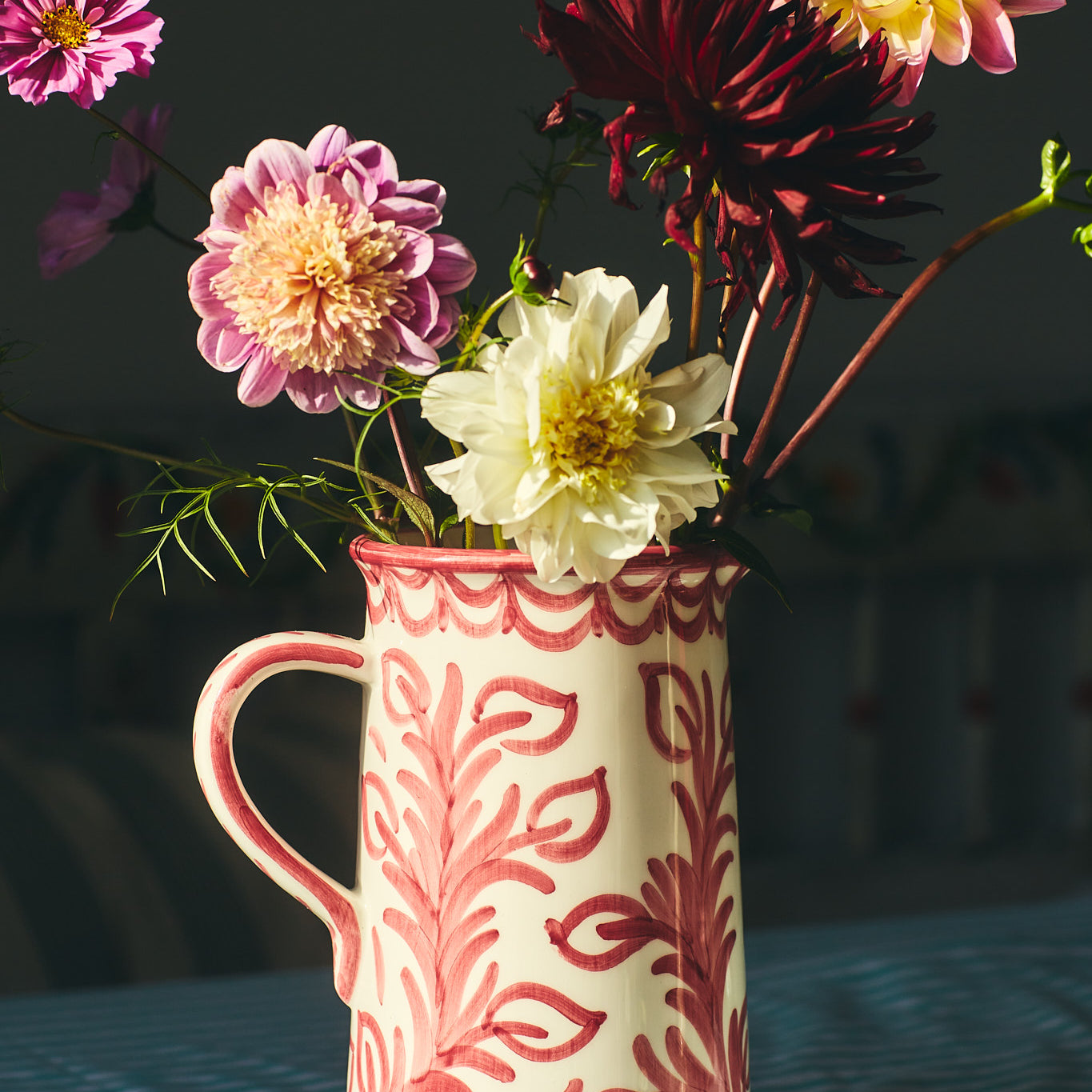 Late Afternoon Large Pink Vina Flower Vase