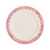 Late Afternoon Pink Scallop Dinner Plate