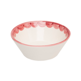 Pink Scallop Bowl