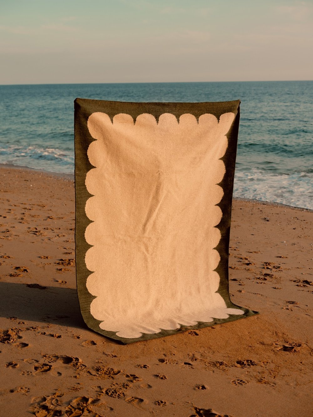 Late Afternoon Green Portico Rug