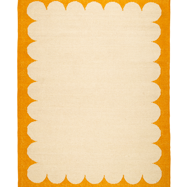 Portico Flatweave Rug in Sunshine Yellow by Late Afternoon