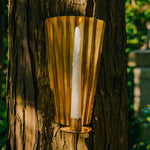 Brass Candle Sconce Late Afternoon