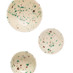Set of 3 Speckled Bowls Late Afternoon