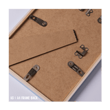 Plaster Pink Wood Picture Frame