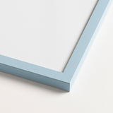 Sky Blue Wood Picture Frame