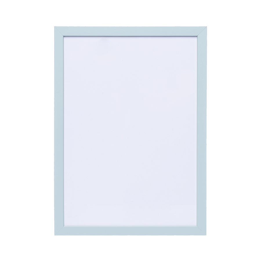 Sky Blue Wood Picture Frame
