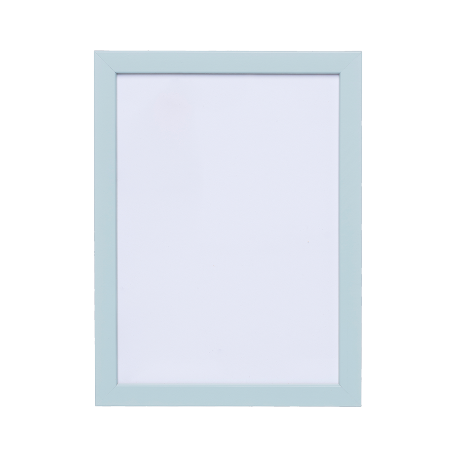 Sky Blue Wood Picture Frame