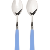 Sky Blue Salad Server Set