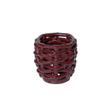 LateAfternoon_Small_Burgundy_Basketweave_Planter