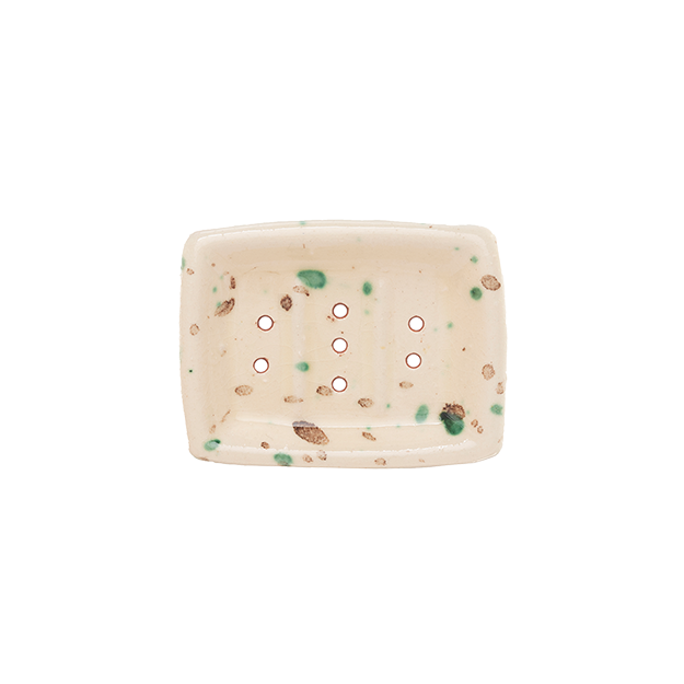 Green Soap Dish Late Afternoon