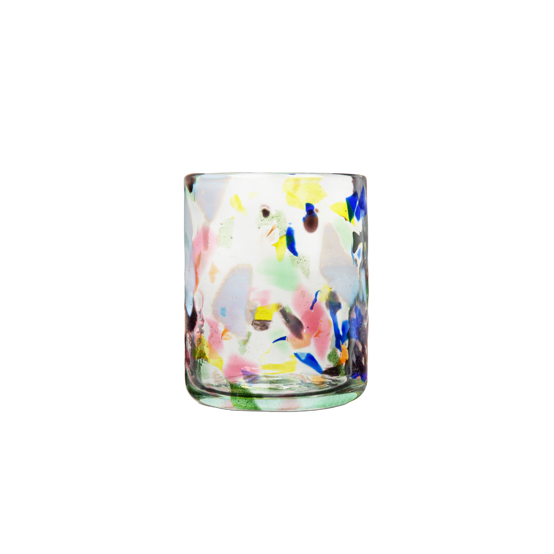 Terrazzo Multicolour Drinking Glass Tumbler