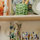 Terrazzo Jug and 4 Tumblers Set