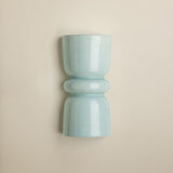 Redonda Up & Down Ceramic Wall Light, Dawn Blue