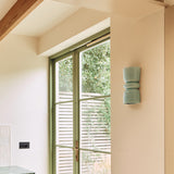 Redonda Up & Down Ceramic Wall Light, Dawn Blue