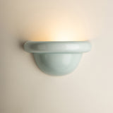 Redonda Uplight Ceramic Sconce Wall Light, Dawn Blue