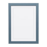 Petrol Blue Wood Picture Frame A5