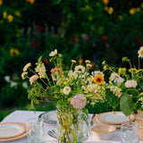 White glass jug and tumbler sets