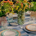 Late Afternoon White Blanco Glass Tumbler and Jug